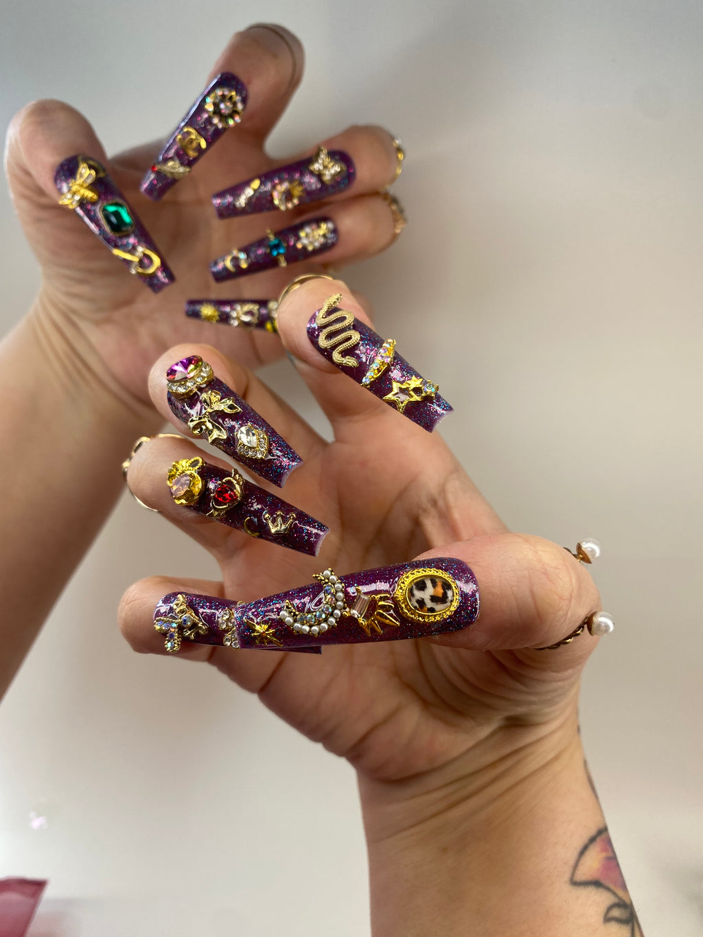 Embelishments Purple