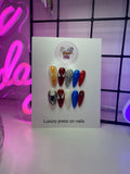 Retro Hand Painted Spider Man Nails