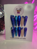 Vivs Blue Nails - DragRace